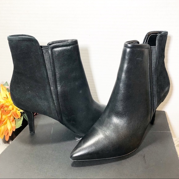 Kenneth Cole Shoes - Kenneth Cole Leather Suede Pointed Toe Booties NWT